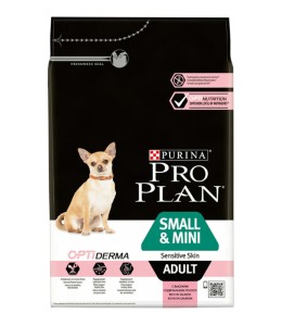 Purina PRO PLAN SMALL & MINI ADULT SENSITIVE SKIN DOG SALMON 3kg