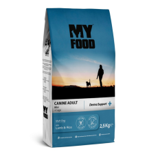 MyFood Adult Mini Breed Lamb & Rice, Derma Support, No Corn & No Soy 2.5Kg