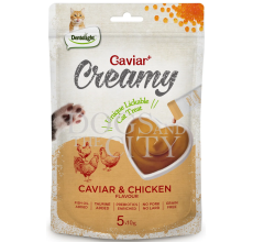 Dentalight Caviar & Chicken Flavour Creamy Lickable Cat Treat 5pcs x 10g