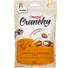 Dentalight Omegas & Chicken Flavour Creamy Lickable Cat Treat 5pcs x 10g