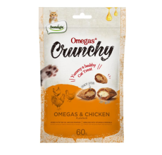 Dentalight Omegas & Chicken Flavour Crunchy Cat Treat 60g