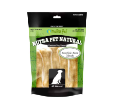NutraPet Rawhide Bone 3 INCH