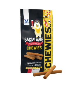 Bags O' Wags Chewies Chicken Sticks 120g