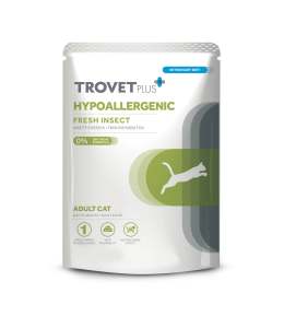 Trovet Plus Pouch Cat Hypoallergenic Insect Wet Food 85g
