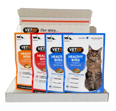 VETIQ Healthy Bites Variety Vitality Pack Cat Treats 4 x 65g