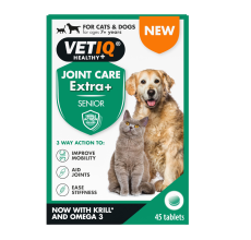 VETIQ Joint Care Extra+ Senior Cat & Dog Supplement 45 Tablets