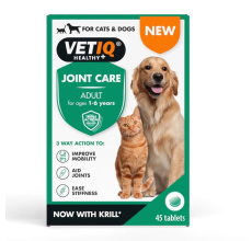 VETIQ Joint Care Adult for Cats & Dogs 45 Tablets