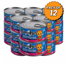Smudges Kitten Tuna Minced in Soft Jelly 60g Pack of 12