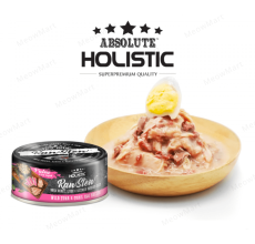 Absolute Holistic RawStew -Wild Tuna& Quail Eggs Recipe 80g