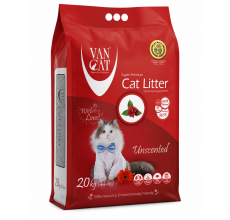 Van Cat White Compact Clumping Natural 20Kg Cat Litter