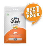 Cats White 10L Orange Clumping Cat Litter Clumping Cat Litter