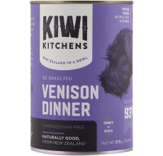 Kiwi Kitchens Venison Dinner Wet Dog Food - 375G