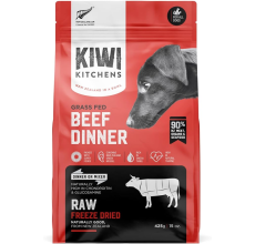 Kiwi Kitchens Raw Freeze Dried Beef Dog Food - 425G
