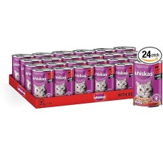 Whiskas Beef In Gravy Cat Food, 400 Gm (24 Cans)