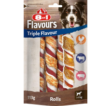 8in1 Triple Flavour Rolls 113g