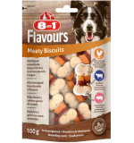 8in1 Flavours Meaty Biscuit 100mg 32 XL