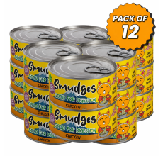 Smudges Adult Cat Chicken Flakes in Gravy 80g Pack of 12