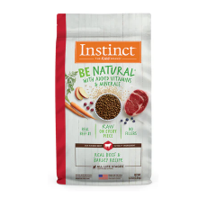 Instinct Be Natural Kibble Beef & Barley Dry Dog Food (4.5lbs)