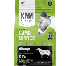 Kiwi Kitchens Raw Freeze Dried Lamb Dog Food - 900G