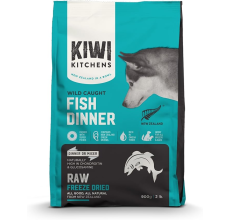 Kiwi Kitchens Raw Freeze Dried Fish Dog Food - 425G
