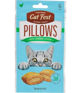 Cat Fest Pillows with Chicken Cream-30g