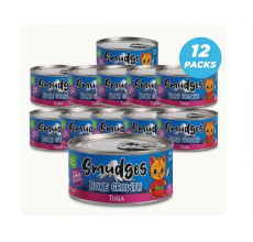 Smudges Kitten Tuna Minced in Soft Jelly 60g Pack of 12