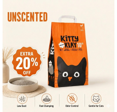 Kitty Klay Bentonite Clumping Cat Litter - Original 10Kg