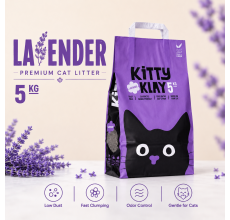 Kitty Klay Bentonite Clumping Cat Litter - Lavender 5Kg