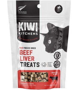 Kiwi Kitchens Raw Freeze Dried Beef Liver Cat Treats 30g