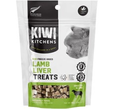 Kiwi Kitchens Raw Freeze Dried Lamb Liver Cat Treats 30g