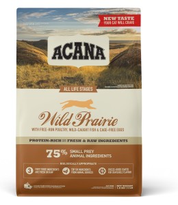 Acana Wild Prairie Free-Run Poultry Wild-Caught Fish All Life Stages Dry Cat Food 1.8kg