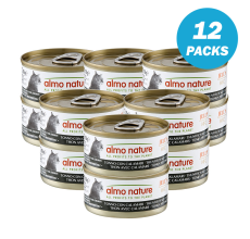Almo Nature Jelly - Tuna and Squid Wet food 70 g - Pack of 12