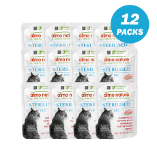 Almo Nature Sterilised Chicken Fillet Wet food 50 g - Pack of 12