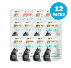 Almo Nature Hydration Help Tuna Broth with Tuna Fillet Wet food 50 g - Pack of 12