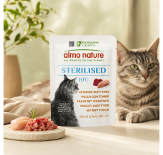 Almo Nature Sterilised with Chicken and Tuna Wet food 50 g