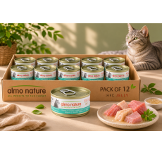 Almo Nature Jelly - Trout and Tuna Wet food 70 g - Pack of 12
