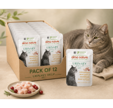 Almo Nature Urinary Help Chicken Breast with Cranberries Wet food 50 g - Pack of 12