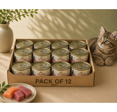 Almo Nature Kitten - Salmon and Tuna Wet food 70 g - Pack of 12