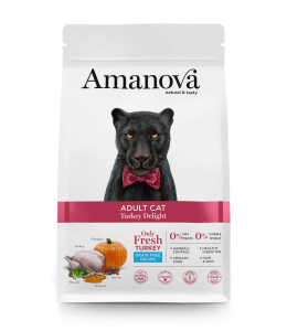 Amanova Cat Adult Turkey & Pumpkin No Grain 4kg