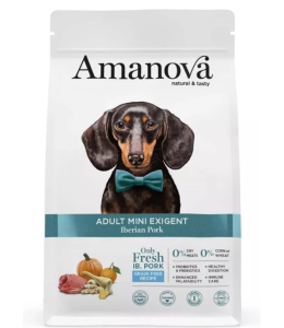 Amanova Adult Mini Exigent Iberian Pork Dog Dry Food 2kg