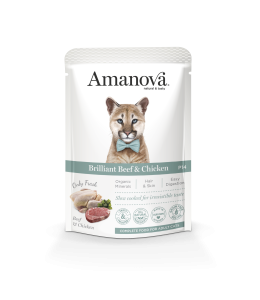 Amanova Grain Free Adult Cat Brilliant Beef & Chicken 85g