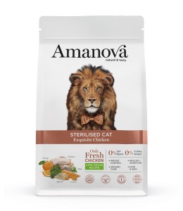 Amanova Dry Sterilized Cat Exquisite Chicken - 300g