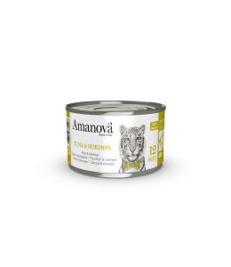 Amanova Canned Cat Tuna & Shrimps Broth - 70g