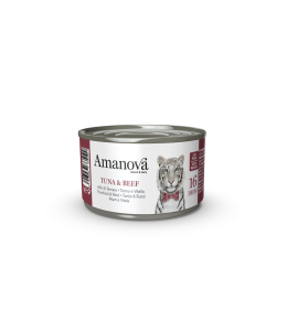 Amanova Canned Cat Tuna & Beef Broth - 70g