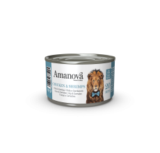 Amanova Canned Cat Chicken & Shrimps Broth - 70g