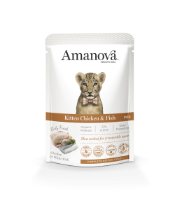 Amanova Wet Kitten Chicken & Fish - 85g