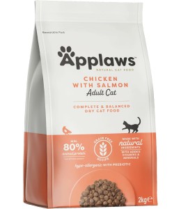 Applaws Chicken & Salmon Dry Adult Cat Food 2KG