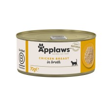 Applaws Chicken Breast in Broth Wet Cat Food Tin 70g