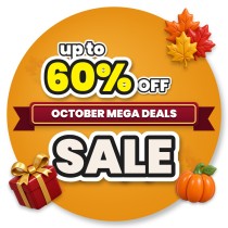 October Mega Sale| Up to 60% Off