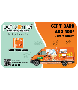 Pet Corner Gift Card Aed 100 + Aed 7 BONUS ( Online Only)